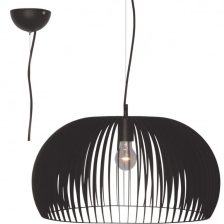 Gaspard hanglamp zwart metaal H 6130 Z  140 cm