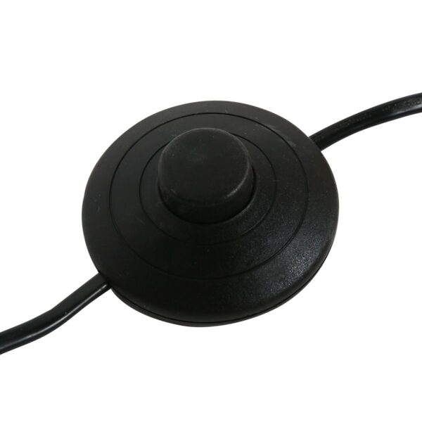 Zwarte staande lamp Stang 3853ZW met E27 fitting en groen velours kap - Afbeelding 11