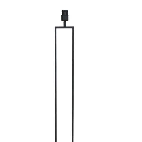 Zwarte staande lamp Stang 3853ZW met E27 fitting en groen velours kap - Afbeelding 3