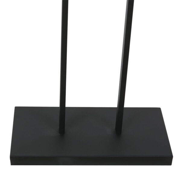 Zwarte staande lamp Stang 3853ZW met E27 fitting en groen velours kap - Afbeelding 4