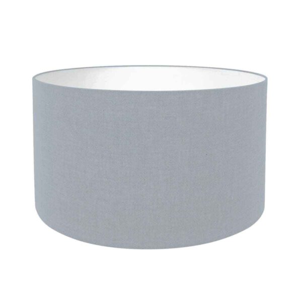 Zwarte tafellamp Stang 3946ZW met draai schakelaar en blauw linnen kap - Afbeelding 5