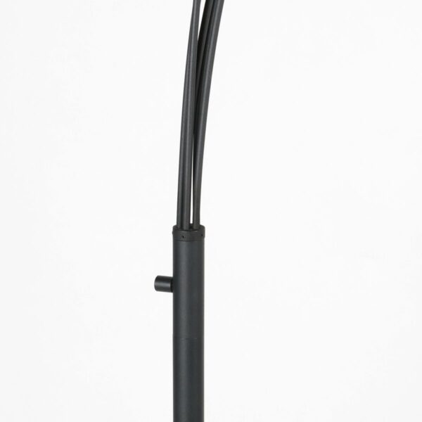 Zwarte 5-Lichts Vloerlamp Tenebris 4214ZW – Luxe en Sfeervolle Verlichting - Afbeelding 11