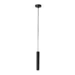 Hanglamp DownLume 4215ZW – Slanke zwarte blikvanger met gouden detail