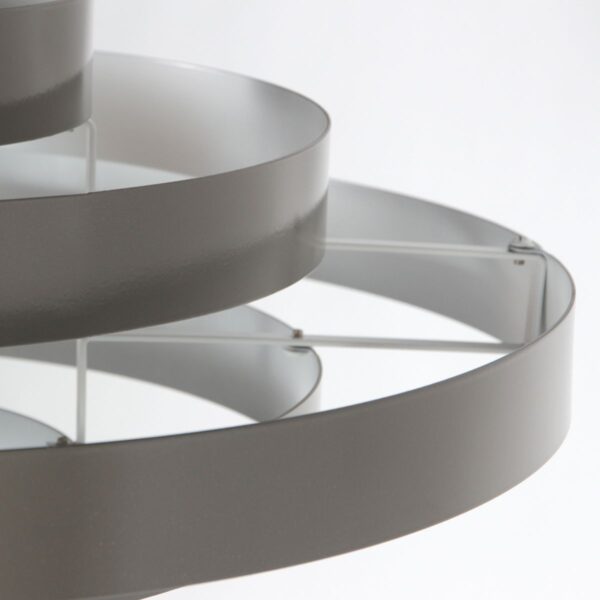 Grijze Hanglamp Halo Cirque 4217GR – Uniek Lichtspel met Elegante Metalen Ringen - Afbeelding 6