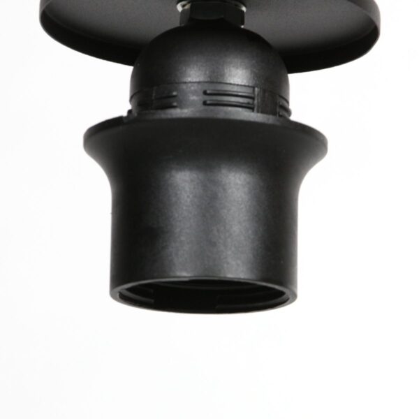 HaloSwap 4222ZW – Zwarte hanglamp met 1 lichtpunt, klaar voor jouw creatieve touch - Afbeelding 8