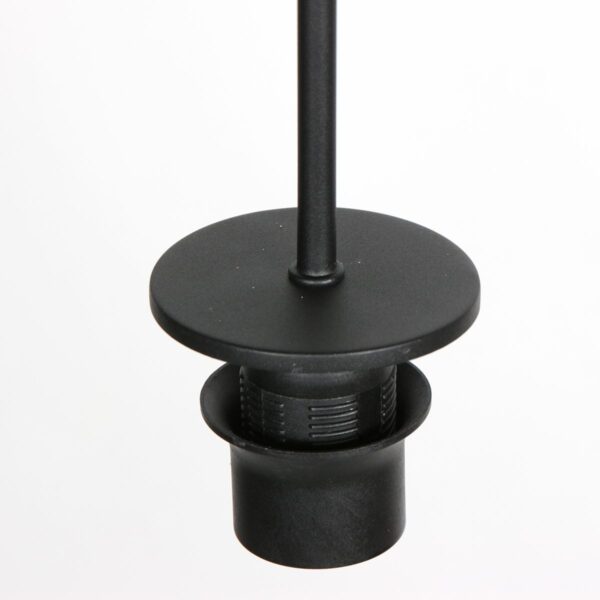 HaloSwap 4222ZW – Zwarte hanglamp met 1 lichtpunt, klaar voor jouw creatieve touch - Afbeelding 4