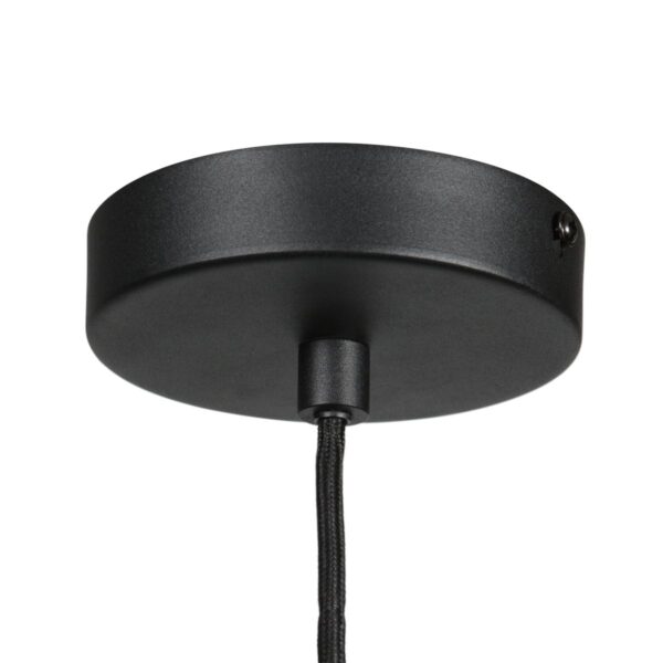 HaloSwap 4222ZW – Zwarte hanglamp met 1 lichtpunt, klaar voor jouw creatieve touch - Afbeelding 5