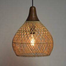 Hanglamp riet Sophia 30cm rotan hanglamp 510070 WF-Light