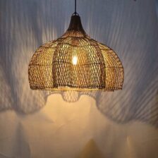 Hanglamp riet Tulip 60cm rotan 510064 hanglamp naturel WF-light