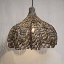 Hanglamp riet Tulip Stripes 60cm rotan 510081 hanglamp WF-light