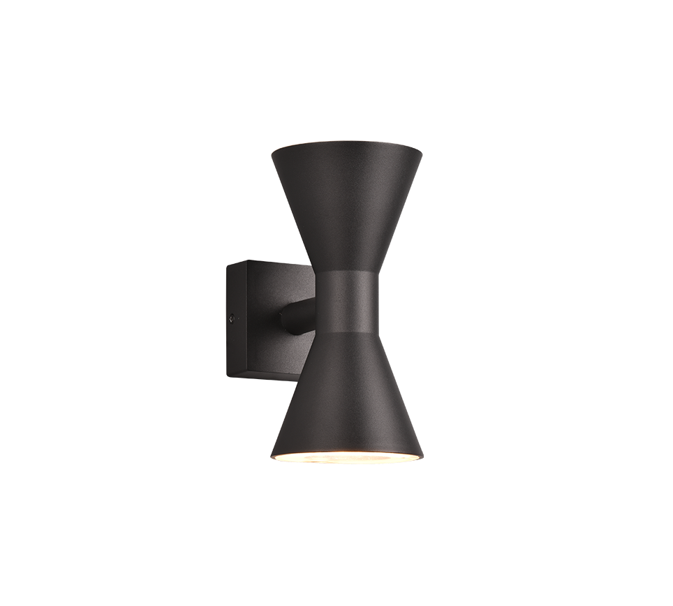 Wandlamp 212560232 Mat zwart IP44 ARDAS