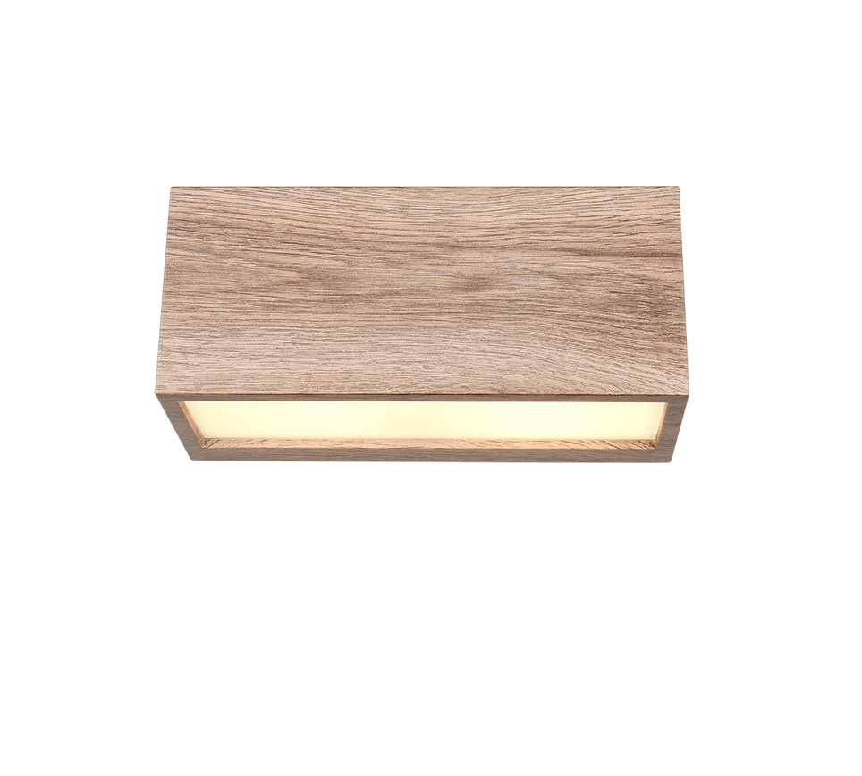 Wandlamp 218560235 houtimitatie IP44 MAYENNE - Afbeelding 4