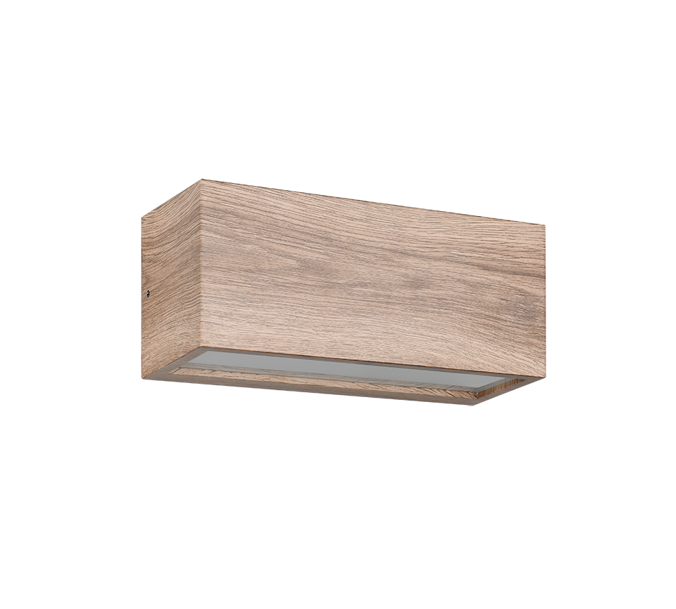 Wandlamp 218560235 houtimitatie IP44 MAYENNE - Afbeelding 5
