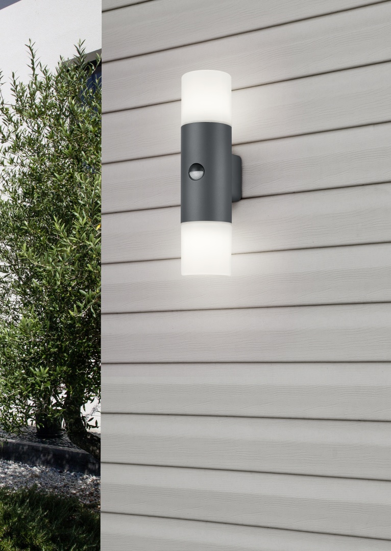 Wandlamp 222260242 Antraciet IP44 HOOSIC - Afbeelding 2