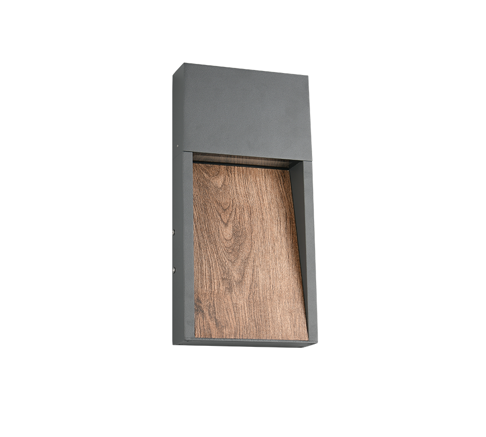 Wandlamp 246960135 houtimitatie IP44 SALMON - Afbeelding 5