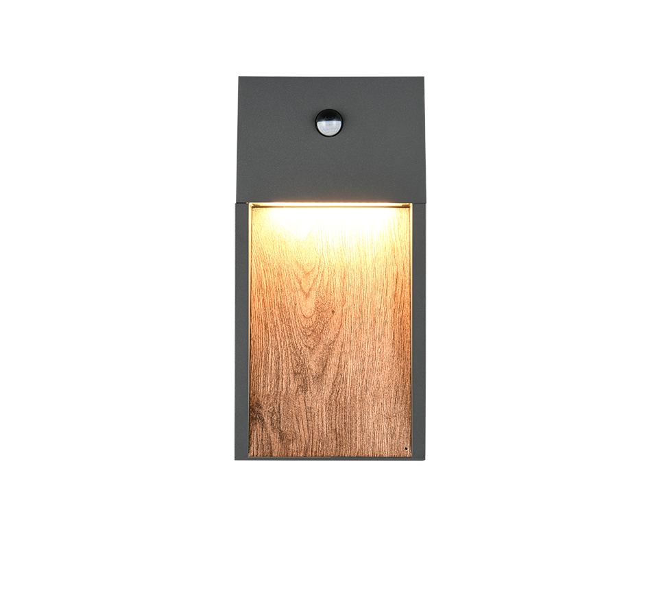 Wandlamp 246969135 houtimitatie IP44 SALMON - Afbeelding 2
