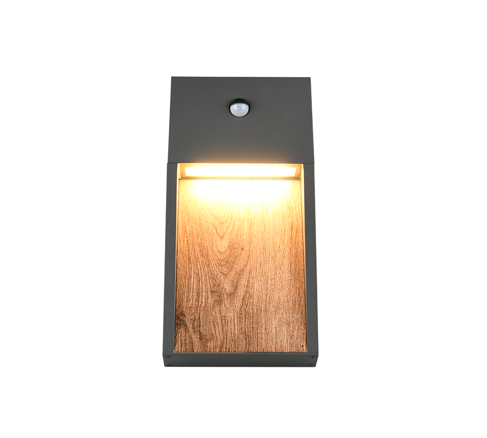 Wandlamp 246969135 houtimitatie IP44 SALMON - Afbeelding 3