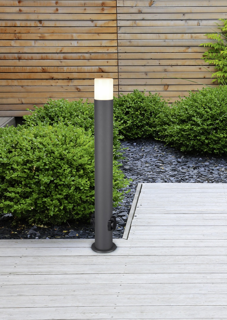 Vloerlamp 424060142 Antraciet IP44 HOOSIC - Afbeelding 2