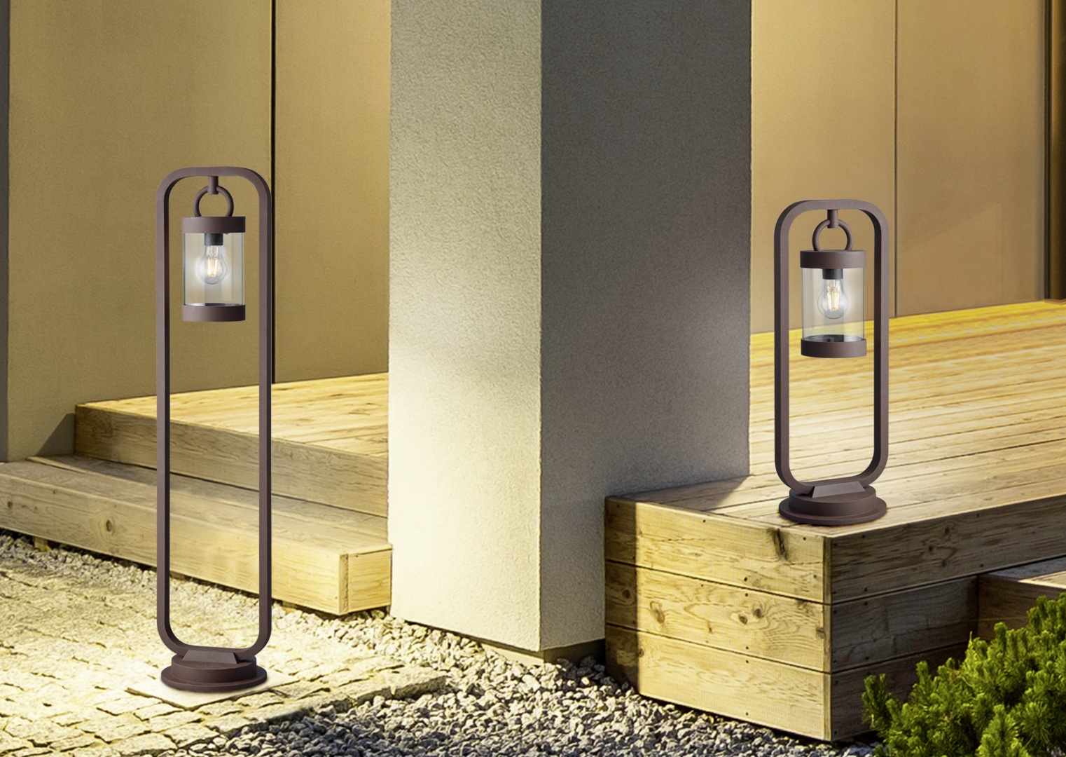 Paal 504160124 Roestkleur IP44 SAMBESI - Afbeelding 2
