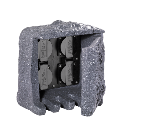 Garden socket 9962-11 Grijs IP44 GARDEN SOCKET