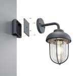 Corner mounting 9965-32 Mat zwart IPX0 ECKBEFESTIGUNG