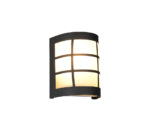 Wandlamp R26456132 Mat zwart IP44 SINTRA