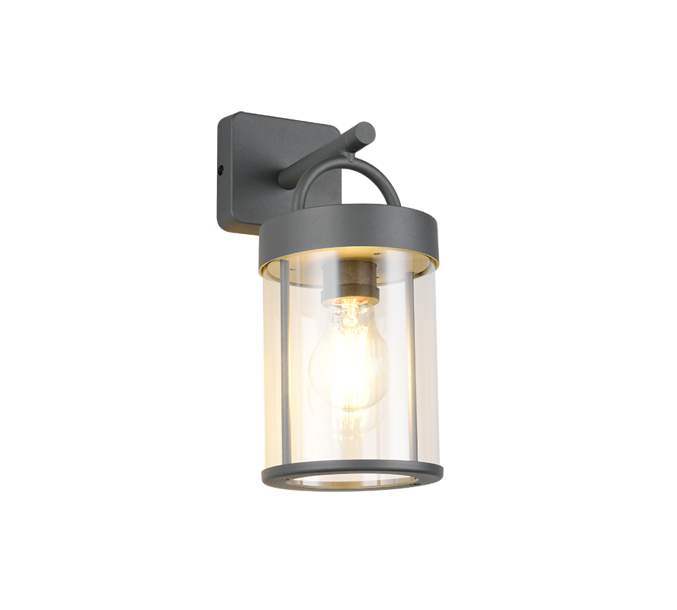 Wandlamp R26476142 Antraciet IP44 ALMERIA