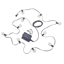 Fairy lights R74761132 Mat zwart IP44 MOOD