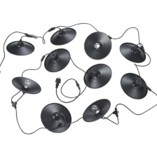 Fairy lights R74771932 Mat zwart IP44 CHAIN