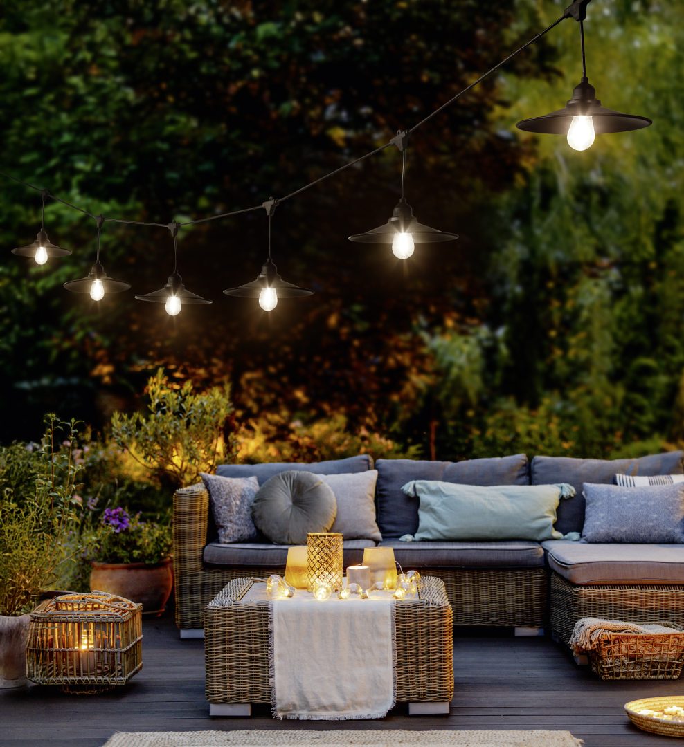 Fairy lights R74771932 Mat zwart IP44 CHAIN - Afbeelding 4