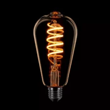 Led Spiraal Edison ST64 E27 6W dimtone van 2700k naar 2200k