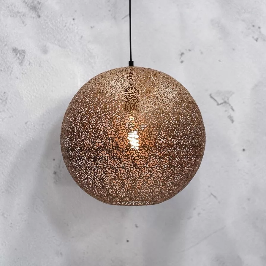 Hanglamp oronero Goud Brons 40cm h 1040 G B Freelight