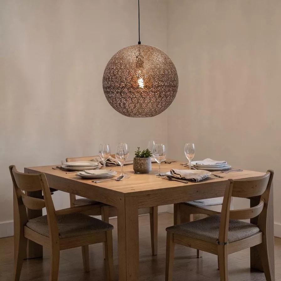 Hanglamp oronero Goud Brons 40cm h 1040 G B Freelight - Afbeelding 2