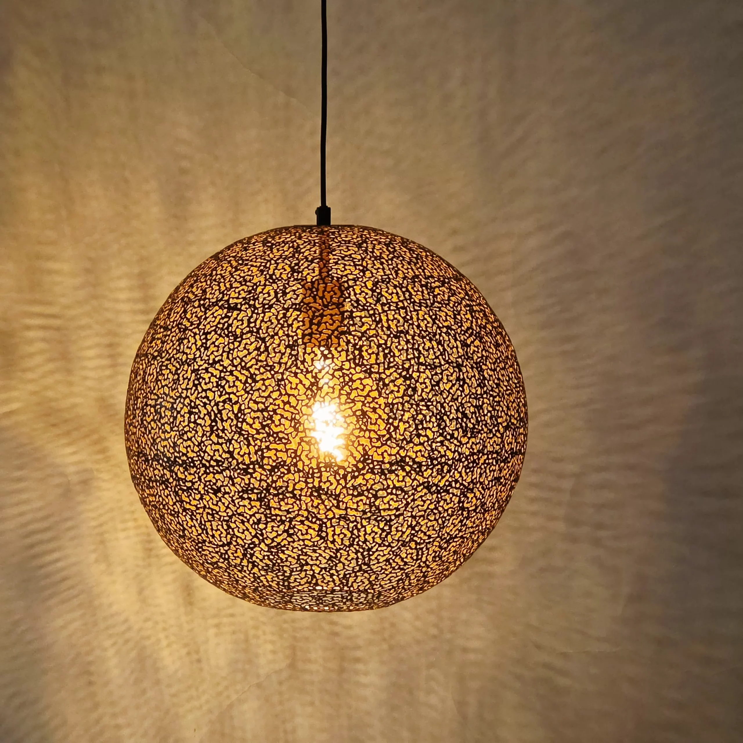 Hanglamp oronero Goud Brons 40cm h 1040 G B Freelight - Afbeelding 5
