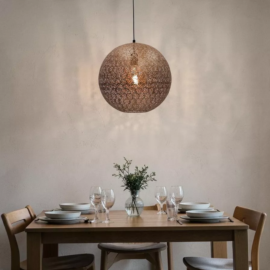 Hanglamp oronero Goud Brons 40cm h 1040 G B Freelight - Afbeelding 3